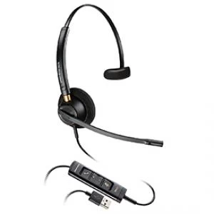 Image of Plantronics ENCOREPRO HW515 Monaural Head band Black headset
