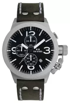 Image of TW Steel CS105 Mens Canteen Dark Grey Chronograph Dial Watch