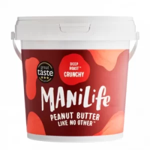 Image of ManiLife Deep Roast Crunchy Peanut Butter 1kg