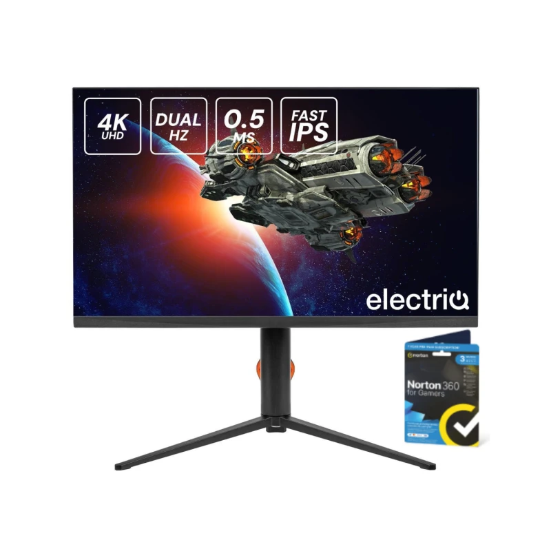 Image of electriQ 27" Fast IPS Dual-Mode 4K at 160Hz Full HD at 320Hz 0.5m