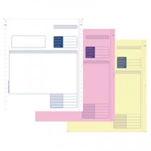 Image of Custom Forms Sage 3 Dot Matrix Part Invoices Pack of 750 SE03