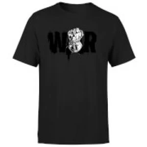 Image of Marvel Avengers Infinity War War Fist T-Shirt - Black - M