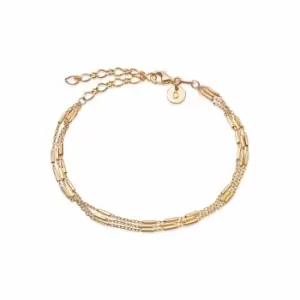 Image of Daisy London 18ct Gold Plate Artisan Bracelet 18ct Gold Plate
