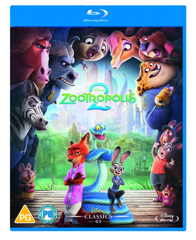 Image of Zootropolis 2 Bluray 5056719201899