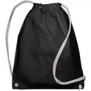Image of Jassz Bags Drawstring Backpack (Pack Of 2) (One Size) (Black) - Black
