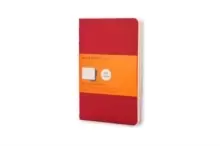 Image of Moleskine Ruled Cahier L - Red Cover (3 Set)
