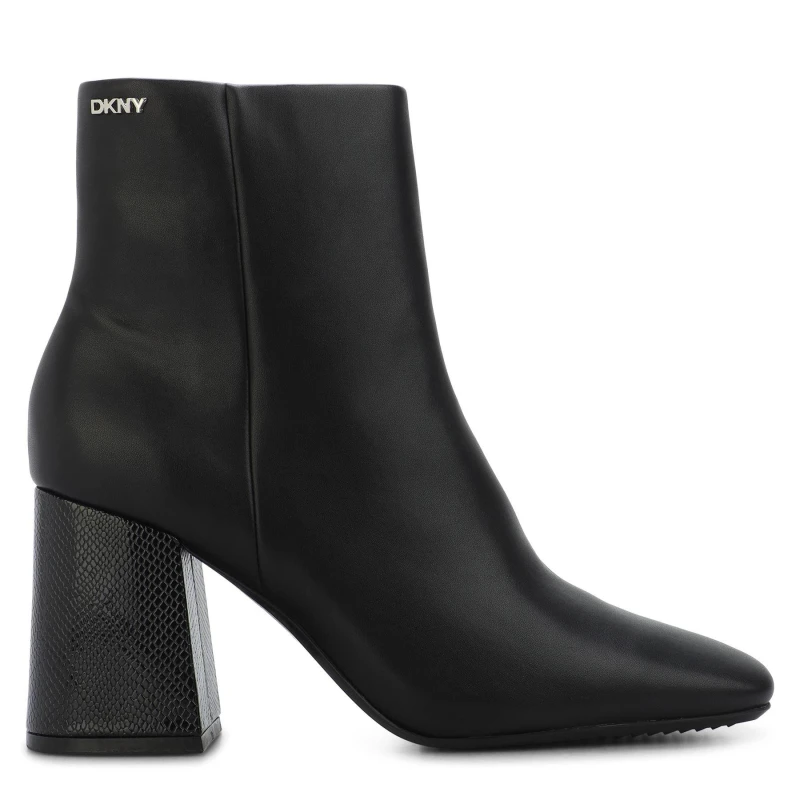 Image of DKNY Steph Heeled Boots Black female UK 4