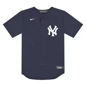 Image of nike MLB OFFICIAL REPLICA ALTERNATE HOME JERSEY NEW YORK YANKEES, Team Dark Navy