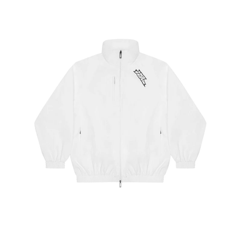 Image of No Fear Mens Nylon Tracksuit Jacket White male S