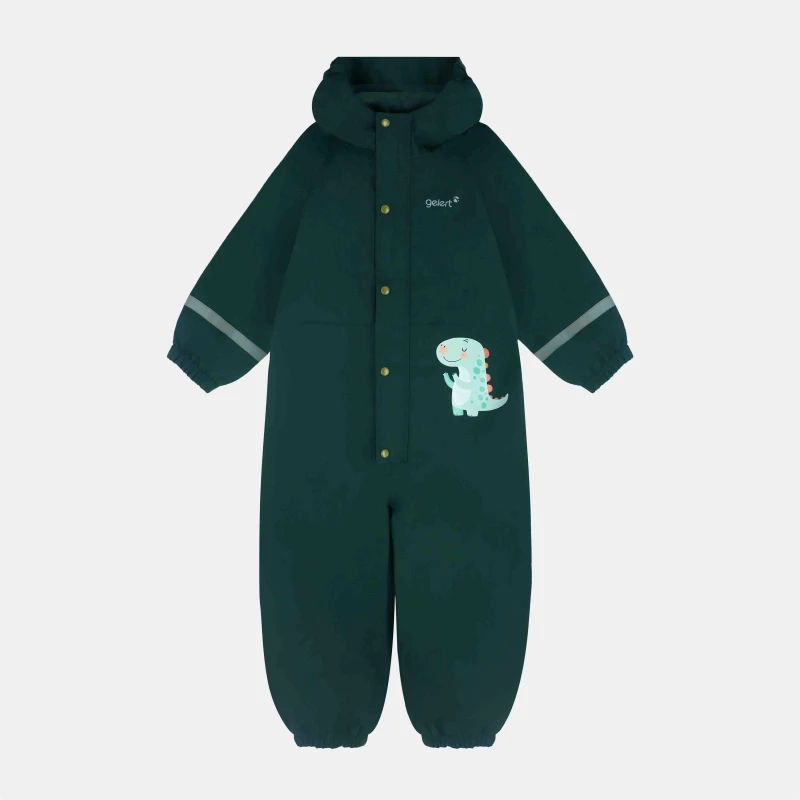 Image of Gelert Kids Animal Print Waterproof Long Sleeve Rain Anorak Dinosaur09 male 2-3 Yrs