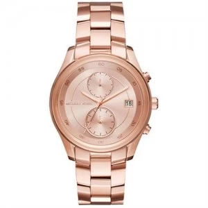 Image of Michael Kors Ladies Briar Rose Gold Plated Watch - MK6465