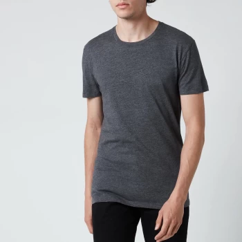 Image of Polo Ralph Lauren Mens Cotton 3 Pack Crewneck T-Shirts - Navy/Charcoal Heather/White - L