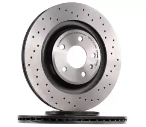 Image of BREMBO Brake disc 09.B040.1X Brake rotor,Brake discs AUDI,A4 Avant (8K5, B8),Q5 (8RB),A4 Limousine (8K2, B8),A5 Sportback (8TA),A5 Coupe (8T3)