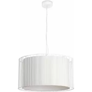 Image of Linda white pendant lamp 1 bulb