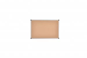 Image of Bi-Office Aluminium Frame Cork Notice Board 900x600mm CA031170
