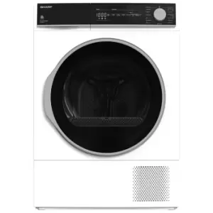 Image of Sharp KDNHH9S8GW3EN 9KG Heat Pump Tumble Dryer