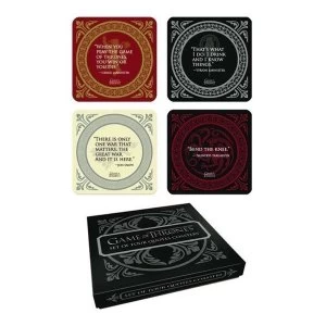 Image of Game of Thrones Quotes Coaster Set