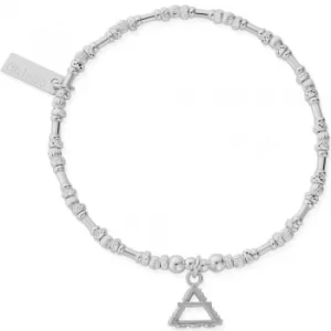 Image of ChloBo Sacred Earth Sterling Silver Noodle Bead Air Bracelet SBNB3100