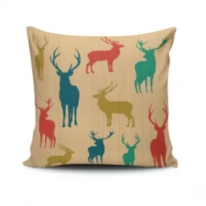 Image of NOELKRLNT-19 Multicolor Cushion