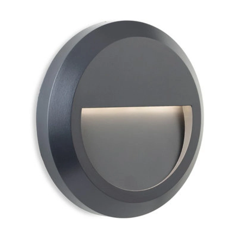 Image of Firstlight Enzo Anti-Corrosion Style LED Wall and Step Light 1.7W Cool White Graphite