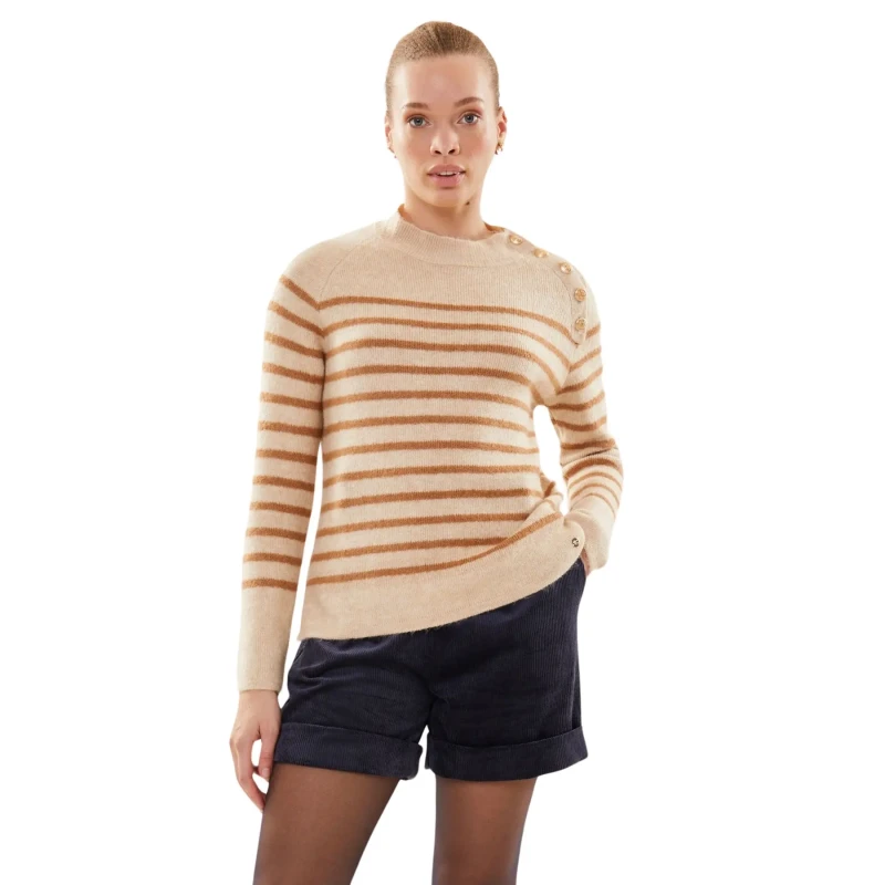 Image of La Petite Etoile Woman sweater La Petite Etoile Effie Beige Female M