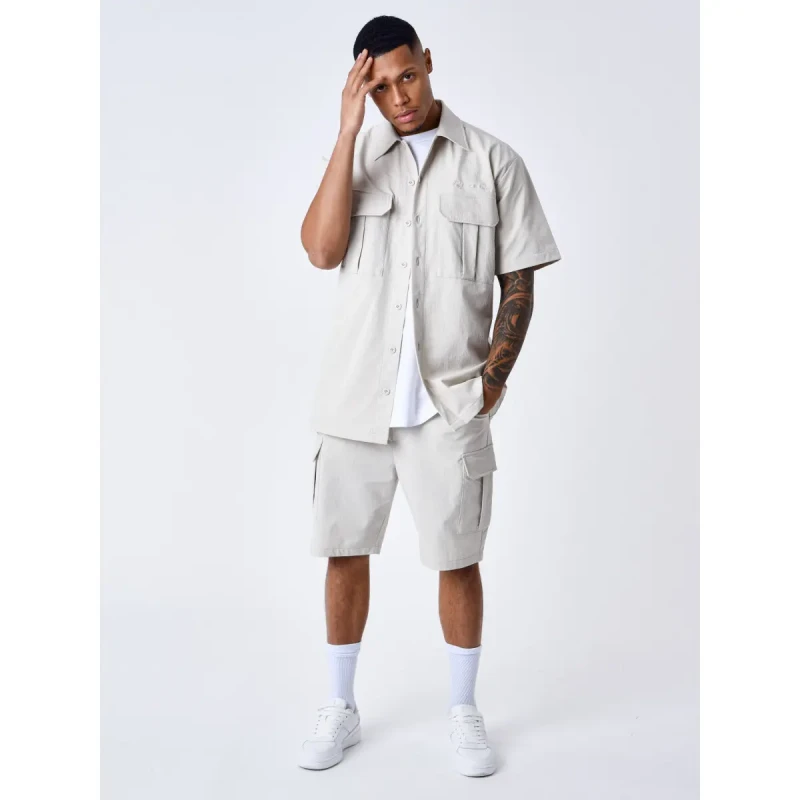 Image of Project X Paris Plain textured shorts Project X Paris Blanc Male L 2340034_GG