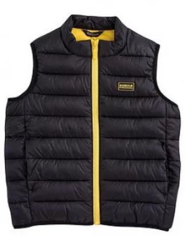 Image of Barbour International Boys Reed Gilet - Black