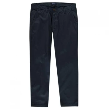 Image of Gant Gant Sun-bleach Trousers Mens - Marine 410