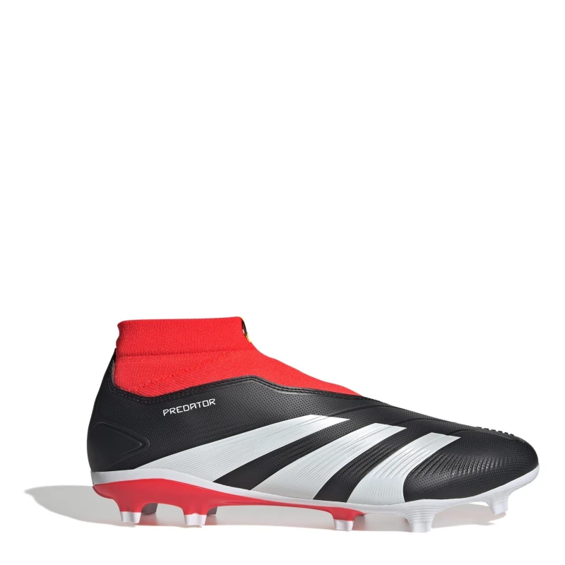 Image of adidas Predator 24 League Laceless Firm Ground Football Boots - Black 10