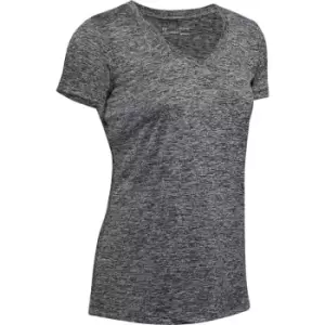 Image of Under Armour Armour Tech Twist Short Sleeve Top Ladies - Grey