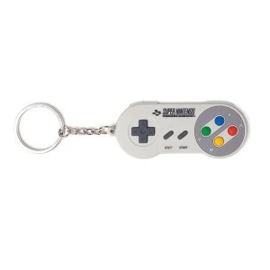 Image of Nintendo - Super Nintendo Controller Keychain - Multi-Colour