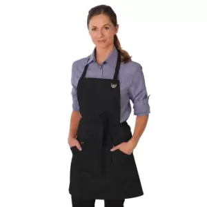 Image of Dennys Unisex Adult Le Chef Full Apron (One Size) (Black)
