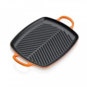 Image of Le Creuset Signature Rectangular Grill 30cm Volcanic
