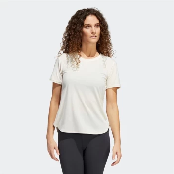 Image of adidas Go To 2.0 T-Shirt Womens - Wonder White / White