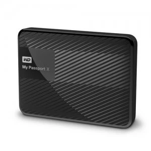 Image of Western Digital 2TB WD My Passport X External Portable Hard Disk Drive WDBCRM0020BBK-EESN