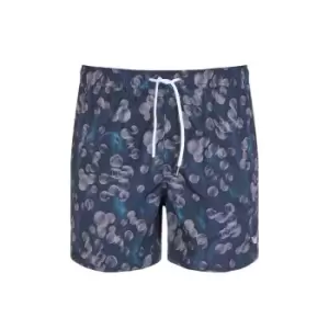 Image of Emporio Armani Bubble Swim Shorts Mens - Blue