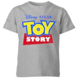 Image of Toy Story Logo Kids T-Shirt - Grey - 3-4 Years