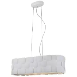 Image of Italux Lighting - Italux Elisa - Modern Hanging Pendant White 4 Light , E27