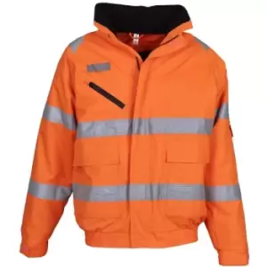 Image of Yoko Fontaine Flight Jacket (M) (Orange) - Orange