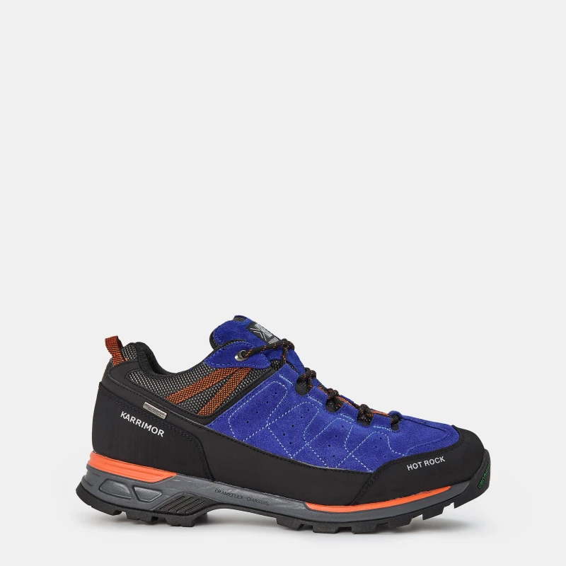 Image of Karrimor Hot Rock Mens Low Walking Shoes - Blue Blue 6