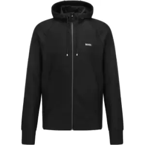 Image of Boss Sicon Gym Zip Hoodie - Black