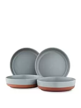 Image of Tower Barbary & Oak Verona Slate 4 Piece Pasta Bowl Set