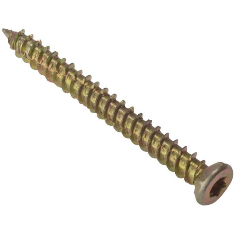 Image of FORGEFIX MAMCFS42 Concrete Frame Screw zyp 7.5 x 42mm Box 100 FORCFS42YN - Forgefix MAMCFS42