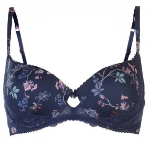 Image of Dorina Akira Floral T Shirt Bra Womens - Dark Floral