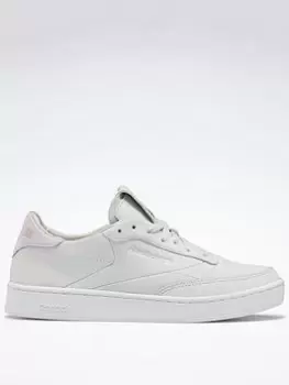 Image of Reebok Club C Clean Shoes, White/Green, Size 7, Women