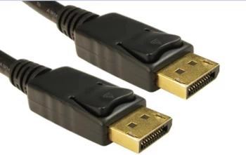 Image of DisplayPort 1.2 (M) to DisplayPort 1.2 (M) 2m Black OEM Display Cable