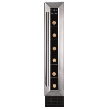 Image of Amica AWC150SS 18L / 6 Bottles Freestanding Wine Cooler Fridge