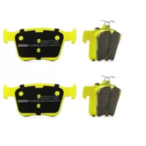 Image of RIDEX PLUS Brake pad set VW,AUDI,SKODA 402B0674P 3Q0698451,3Q0698451B,3Q0698451C 3Q0698451D,3Q0698451E,3Q0698451F,3Q0698451G,3QF698451,5G0698451