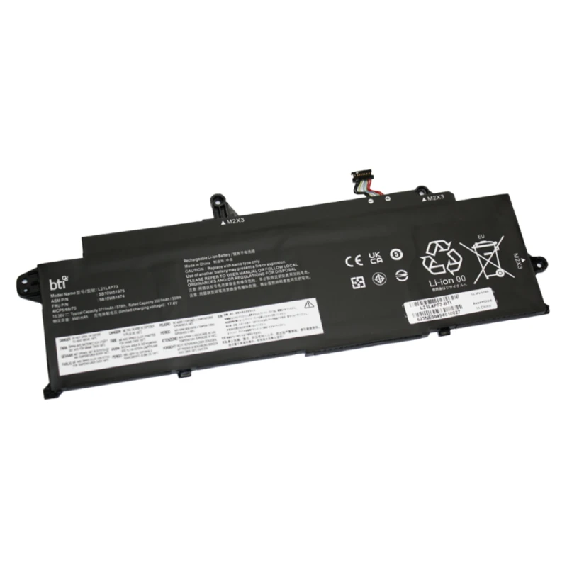 Image of BTI 5B10W51877 compatible 57Wh 4-cell battery for Lenovo X13 Yoga G3