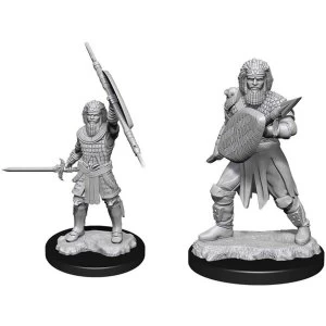 Image of D&D Nolzur's Marvelous Unpainted Miniatures (W13) Human Fighter Male